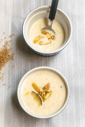 Paal Payasam Or Easy Milk And Red Matta Rice Indian Pudding With Bay Leaf Twist - Plattershare - Recipes, Food Stories And Food Enthusiasts