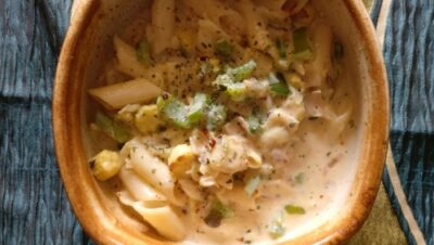 Paneer Creamy Pasta With White Sauce - Plattershare - Recipes, Food Stories And Food Enthusiasts