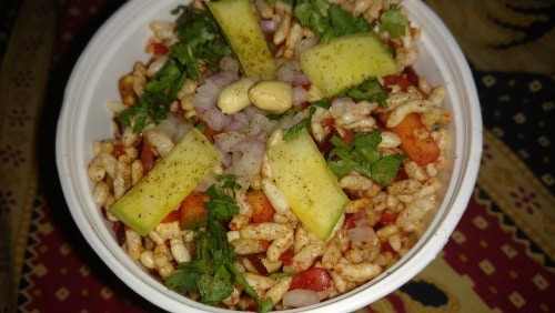 Puffed Rice Salad For Weight Loss - Plattershare - Recipes, food stories and food lovers