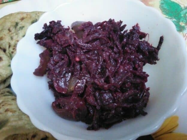 Beetroot - Capsicum Curry - Plattershare - Recipes, Food Stories And Food Enthusiasts