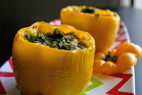 Baked Stuffed Bell Peppers - Plattershare - Recipes, Food Stories And Food Enthusiasts
