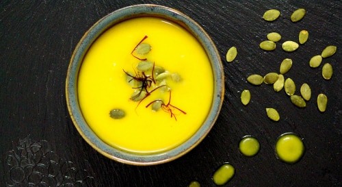 Saffron And Roasted Pumpkin Soup - Plattershare - Recipes, Food Stories And Food Enthusiasts