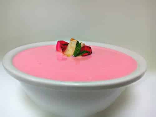 Chilled Rose Petal Soup - Plattershare - Recipes, food stories and food lovers