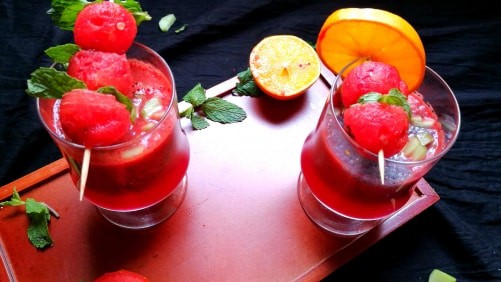 Watermelon Gazpacho - Plattershare - Recipes, Food Stories And Food Enthusiasts