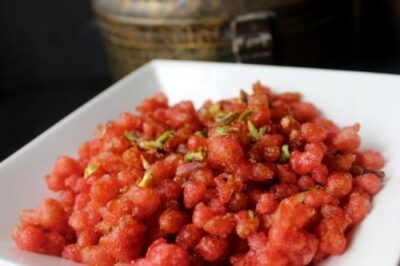 Prasad Boondi: A Sweet Celebration of Bada Mangal (Indian Chickpea Flour Fritters) - Plattershare - Recipes, food stories and food lovers Prasad Boondi: A Sweet Celebration of Bada Mangal (Indian Chickpea Flour Fritters) - Plattershare - Recipes, food stories and food lovers