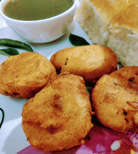 Besandwari Patateji Tikki ( Masala Aloo Mixture Dipped In Chickpea Flour Batter ) - Plattershare - Recipes, Food Stories And Food Enthusiasts