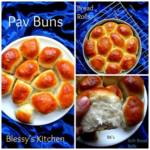 Bread Rolls/ Fresh Bread Rolls/Eggless Bread Rolls/ Soft Bread Rolls/ Dinner Rolls/ Pav Buns - Plattershare - Recipes, food stories and food lovers