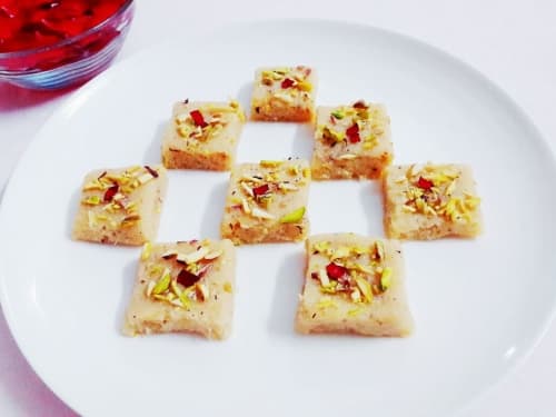 Coconut Barfi With Condensed Milk - Plattershare - Recipes, Food Stories And Food Enthusiasts