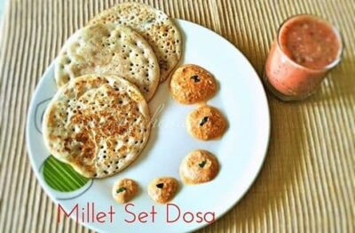 Millet Vada Sambhar - Plattershare - Recipes, Food Stories And Food Enthusiasts