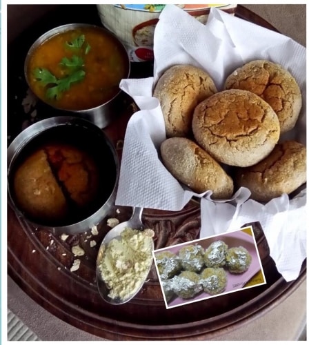 Oats Baati - Traditional Rajasthan Recipe - Plattershare - Recipes, Food Stories And Food Enthusiasts