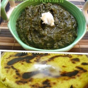 Sarso Ka Saag & Makki Ki Roti -Traditional Dish Of Punjab - Plattershare - Recipes, food stories and food lovers