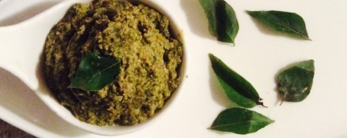 Curry Leave Chutney - South Indian Delicacy - Plattershare - Recipes, Food Stories And Food Enthusiasts