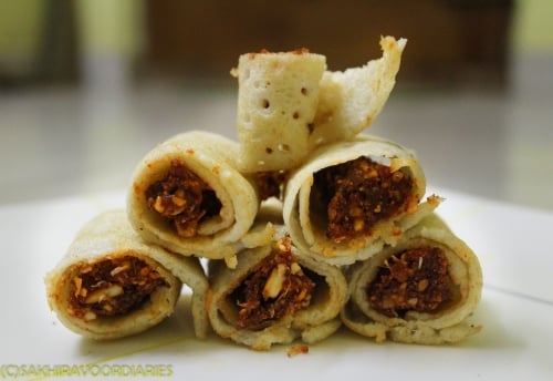 Garlic Dosa Rolls - Plattershare - Recipes, food stories and food lovers