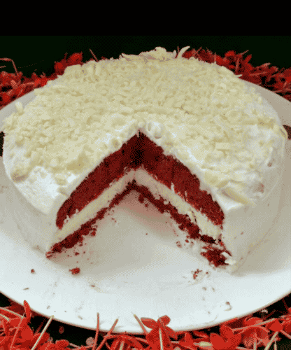 Starbucks Red Velvet Cheesecake (Using Homemade Cream Cheese) - Plattershare - Recipes, food stories and food lovers