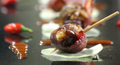 Bacon Wrapped Dates - Plattershare - Recipes, food stories and food lovers