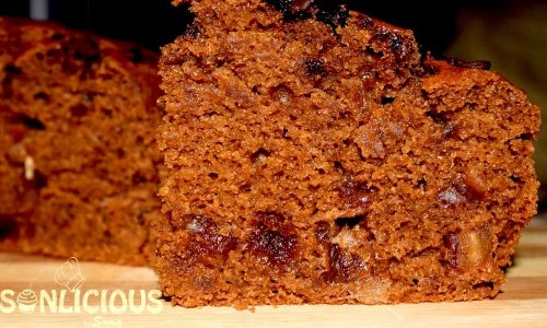 Eggless Coffee Date Cake [Whole Wheat] - Plattershare - Recipes, food stories and food enthusiasts