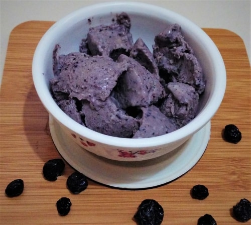 Blueberry Frozen Yogurt - Plattershare - Recipes, food stories and food enthusiasts