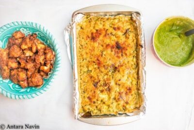 Creamy Cauliflower Gratin with Spinach-Parmesan Sauce and Herbed Crumb Topping - Plattershare - Recipes, food stories and food lovers Creamy Cauliflower Gratin with Spinach-Parmesan Sauce and Herbed Crumb Topping - Plattershare - Recipes, food stories and food lovers