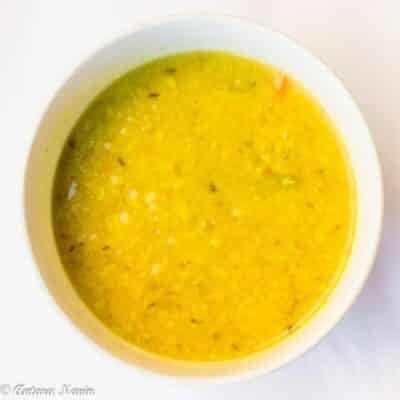 Bhaja Muger Dal (Roasted Lentil Soup Tempered With Whole Spices) - Plattershare - Recipes, food stories and food lovers