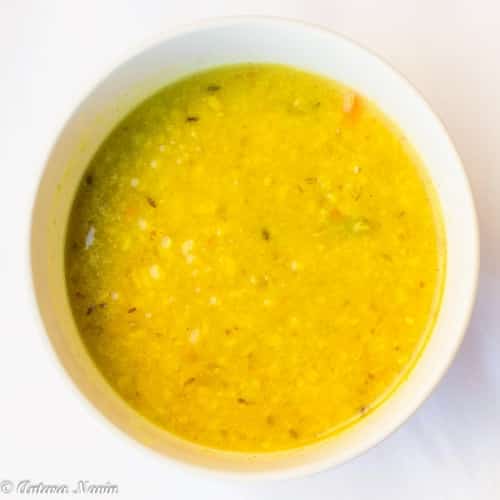 Bhaja Muger Dal (Roasted Lentil Soup Tempered With Whole Spices) - Plattershare - Recipes, Food Stories And Food Enthusiasts