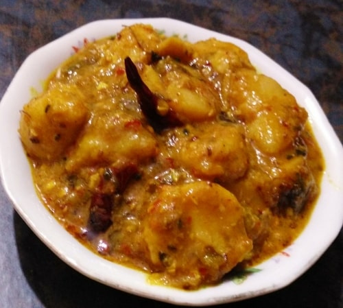 Masala Arbi - Plattershare - Recipes, food stories and food lovers