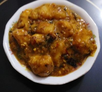 Spicy Masala Arbi (Taro Root) with Aromatic Spices - Plattershare - Recipes, food stories and food lovers Spicy Masala Arbi (Taro Root) with Aromatic Spices - Plattershare - Recipes, food stories and food lovers