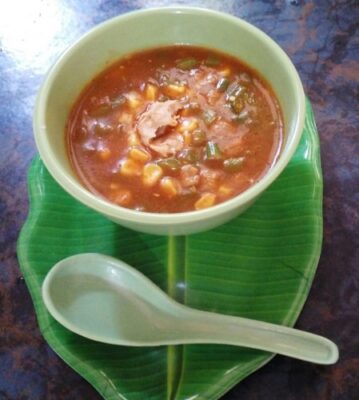 Nourishing Vegan Sweet Corn & Peanut Soup - Plattershare - Recipes, food stories and food lovers Nourishing Vegan Sweet Corn & Peanut Soup - Plattershare - Recipes, food stories and food lovers