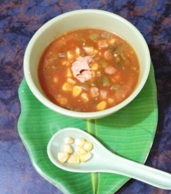 Nourishing Vegan Sweet Corn & Peanut Soup - Plattershare - Recipes, food stories and food lovers Nourishing Vegan Sweet Corn & Peanut Soup - Plattershare - Recipes, food stories and food lovers