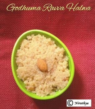 Godhuma Ravva/ Broken Wheat Halwa - Plattershare - Recipes, food stories and food lovers