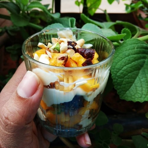 Mango And Hung Curd Parfait - Plattershare - Recipes, food stories and food lovers
