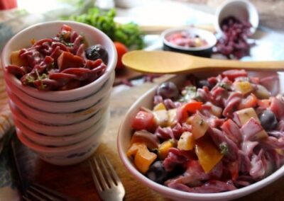Vibrant Summer Pasta Salad with Honey-Mustard Dressing - Plattershare - Recipes, food stories and food lovers Vibrant Summer Pasta Salad with Honey-Mustard Dressing - Plattershare - Recipes, food stories and food lovers