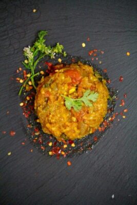 Eggplant In Spiced Yogurt | Dahi Baingan | Doi Begun - Plattershare - Recipes, Food Stories And Food Enthusiasts