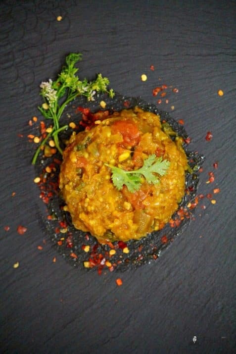 Baigan Bharta (Indian Eggplant Curry) - Plattershare - Recipes, food stories and food lovers