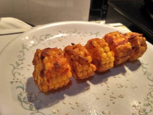 Airfried Corn Discs - Plattershare - Recipes, food stories and food lovers