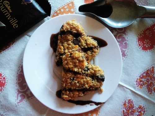 Carrot & Banana Oats Energy Hearts/Bars - Plattershare - Recipes, food stories and food lovers