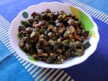 Lahsuni Bhindi - Plattershare - Recipes, food stories and food lovers