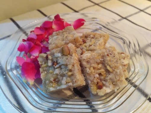 Gond (Edible Gum) Burfi For Janmashtami - Plattershare - Recipes, food stories and food lovers