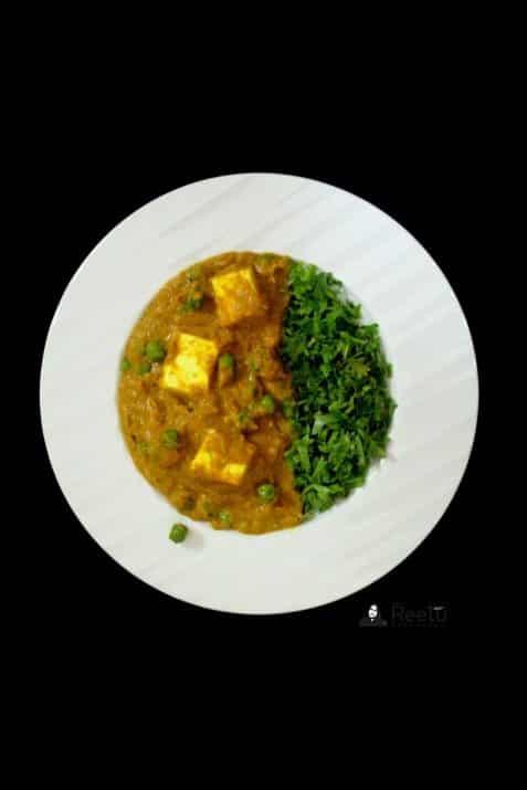 Paneer Peas Masala - Plattershare - Recipes, Food Stories And Food Enthusiasts