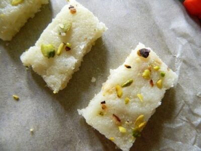Soft & Chewy Coconut Burfi: An Easy Indian Dessert Recipe - Plattershare - Recipes, food stories and food lovers Soft & Chewy Coconut Burfi: An Easy Indian Dessert Recipe - Plattershare - Recipes, food stories and food lovers