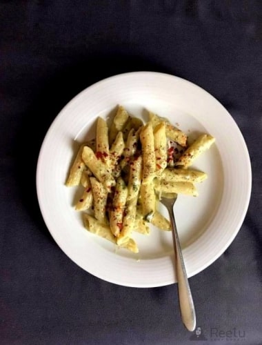 Creamy Herb Penne Pasta - Plattershare - Recipes, Food Stories And Food Enthusiasts