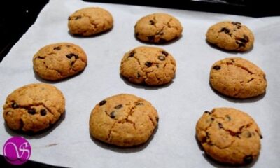 Chewy Toasted Wheat Germ Chocolate Chip Cookies with Honey - Plattershare - Recipes, food stories and food lovers Chewy Toasted Wheat Germ Chocolate Chip Cookies with Honey - Plattershare - Recipes, food stories and food lovers
