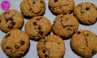 Chewy Toasted Wheat Germ Chocolate Chip Cookies with Honey - Plattershare - Recipes, food stories and food lovers Chewy Toasted Wheat Germ Chocolate Chip Cookies with Honey - Plattershare - Recipes, food stories and food lovers