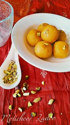 Motichoor Ladoo / Homemade Motichoor Laddo For Ganesh Chaturthi - Plattershare - Recipes, Food Stories And Food Enthusiasts