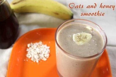 Creamy Oats and Honey Smoothie: A Healthy and Energizing Breakfast - Plattershare - Recipes, food stories and food lovers Creamy Oats and Honey Smoothie: A Healthy and Energizing Breakfast - Plattershare - Recipes, food stories and food lovers