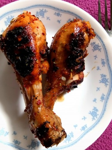 Gondhoraj Lebu And Honey Grilled Chicken - Plattershare - Recipes, Food Stories And Food Enthusiasts