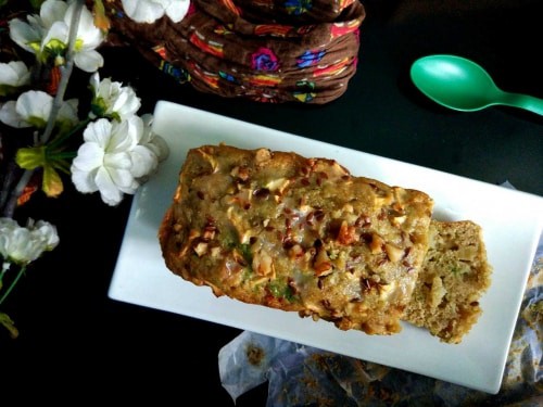 Apple Walnut Mini Bran Loaf Cake - Plattershare - Recipes, food stories and food lovers