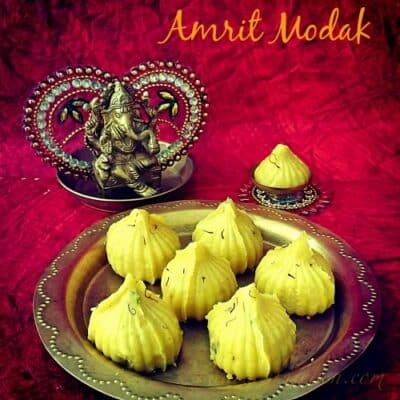 Kesar Mawa Modak / Amrit Modak â???? Ganesh Chaturthi Special - Plattershare - Recipes, food stories and food enthusiasts