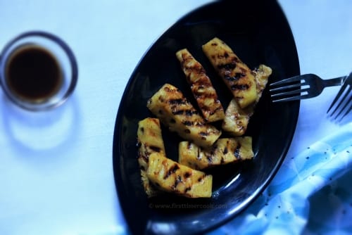 Honey Glazed Grilled Pineapple - Plattershare - Recipes, food stories and food enthusiasts