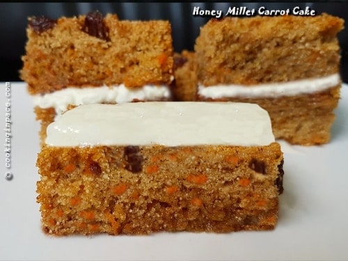 Honey Millet Carrot Cake - Plattershare - Recipes, Food Stories And Food Enthusiasts