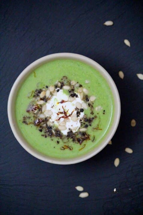 Broccoli Cilantro And Saffron Soup - Plattershare - Recipes, Food Stories And Food Enthusiasts
